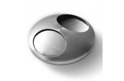 China Simplified Design 110*100mm Small Portable Ashtray Easy Cleaned supplier