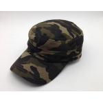 Durable Camouflage Military Cadet Cap Pure Cotton 3d Embroidery Fitted for sale