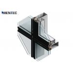 Powder Painted Aluminum Curtain Wall Profile , Aluminum Extrusion Profile for sale