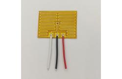 China 24×45mm Polyimide Heat Film , Flexible Heating Element With Special Shape supplier