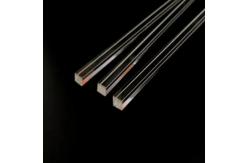 China Transparent Rectangular Quartz Glass Tube for Customized supplier