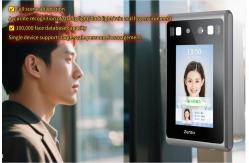 China 8 Inch Biometric Facial Recognition System Face Reader Attendance Machine 2GB RAM supplier