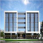 High Strength H Shaped Steel Structure Office Building Customized for sale