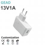 13V 1A USB Wall Charger Multi Protection Usb Port Wall Charger for sale