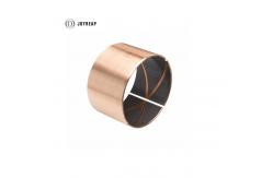 China Maintenance Free Metal Plain Bearing Bronze Back PTFE Composite Bushing DU supplier