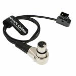 Alvin's Cables Luxury D Tap to XLR 4 Pin Female Right Angle Power Cable for ARRI Camera Monitor for sale