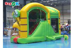 China Animal Theme Lion Inflatable Bouncy Castle Slide supplier