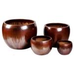 Green 58cmx41cm Ceramic Outdoor Pots For Plants for sale