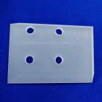 Customize Frosted Thick Wall Square Sheet Quartz Cutting Punch Plate for sale