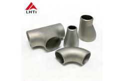 China 90 Degree Welded Titanium Elbow Seamless For Pipe Fitting Connetion supplier
