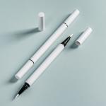 Empty 2 in 1 tube Private Label Logo Black Eyeliner Pencil Custom Eyeliner Liquid Eyeliner Container for sale