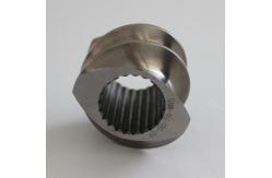 China Abrasive Blasting Twin Segment Screw For Plastic Machine supplier