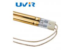 China Infrared Red Paint Gold Halogen Heater Tube for Curing Light Heating Lamp supplier
