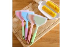 China Non-Stick Cooking Safe Silicone Pancakes Shovel For Eggs Fish Pancake Pizza supplier