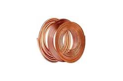 China 1/4 Inch Pancake Coil Round Copper Pipe For Air Conditioner supplier