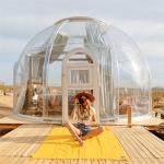 Sounproof Transparent Dome House Contemporary Design Bubble Star House for sale