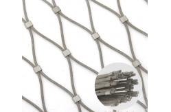 China SS304 7*7 Flexible Cable Wire Mesh Netting For Zoo Fencing supplier