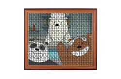 China Customizable Full Color Rectangular Photo Puzzles supplier