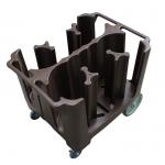 Adjustable Commercial Dish Carts Convenient Safe Transporting
