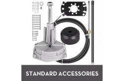 China Mechanica Rotating Outboard Steering System Single Turbine 17t Cable supplier