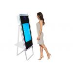 Advertising Interactive Mirror Photo Booth With Camera Printer for sale