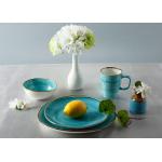 Customized Sky Blue Porcelain Color Dinnerware Set for sale