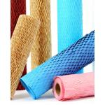 80G-120G Single-Layer Embossed Honeycomb Paper Roll Made from 100% Kraft Paper with 70gsm - 100gsm Weight for Eco-Friendly Packaging for sale