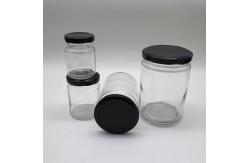 China Secure Seal Mini Glass Canning Jars , 500ml / 720ml Round Glass Container supplier