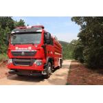 PM180/SG180 HOWO Fire Engine Water Tank Wheeled Fire Truck 10180×2550×3740MM for sale