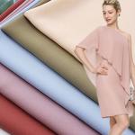 Sustainable 138gsm Plain Dyeing Polyester Fabric For Women'S Clothing for sale