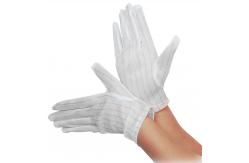 China High Dexterity 10e10 Ohm Polyester Cleanroom ESD Hand Gloves supplier