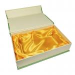 Luxury Satin Inside Magnetic Flip Folding Box Custom Logo Gift Box Packaging Inner Silk Fabric Box For Cosmetic Products for sale