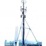5G Microcell Telecom 20m Roof Mount Antenna Tower Climbable ISO9001 for sale