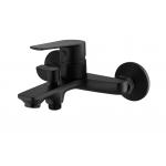 Brass Bath Shower Faucet Surface-Mounted Single Lever Matt black for sale