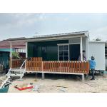 Q235B Galvanized Steel Frame 4 Hidden Pipes Drainage System Portable Modular Cabin for sale