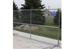 China Australian Standard 60x60mm Temporary Chain Link Fence For Construction supplier