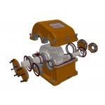 HRC33 42CrMo Worm Gear Speed Reducer Low Noise Stably Running