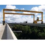 5m 60m Span Mobile Gantry Crane With Single Hook for sale