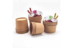 China Custom Printing Paper Ice Cream Dessert Cup With Lid supplier