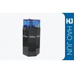Glossy Black Custom Cardboard Display Stands Cardboard Dump Bins OEM ODM Service for sale