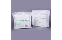 China Two Ply Sterile Cleanroom Wipes Polyester Knit Continuous Filament Lint Free Wet Wipes supplier