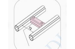 China Aluminum lean Pipe Connector for Lean tube System supplier