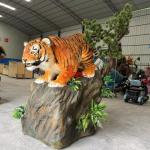 Theme Park Realistic Animatronic Life Size Tiger Customized for sale