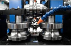 China Semi Automatic Steel Pipe Packing Machine 2.5kw supplier