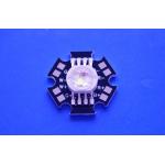 4X3W Epistar LED Chip High Power RGBW Led Diode With Black Star PCB for sale