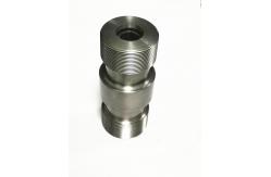 China Custom Aluminum Steel CNC Machining Parts With Threading Fitting supplier