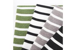 China Elastic And Comfortable And Soft Striped Knit Fabric For Casual Wear supplier