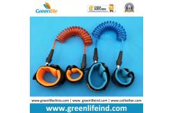 China Losting Protection Baby Walking Safety Felxi Elastic Blue Lanyard Tether supplier