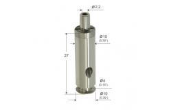 China Adjustable Nickel Plated Brass Wire Gripper 10mm Dia 27mm Length YW86065 supplier