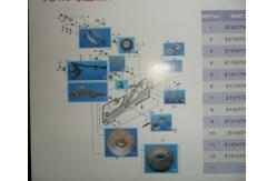 China 40081810 Rewind Spring SMT Feeder Parts For JUKI 8mm Feeder Spring supplier